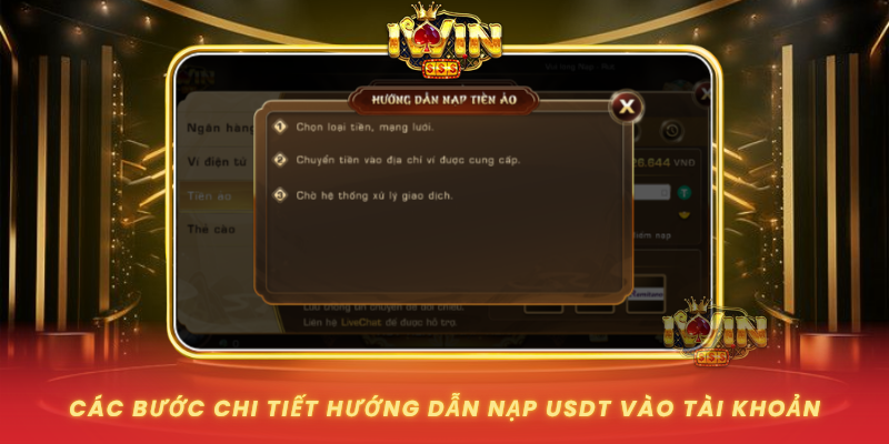 Cac Buoc Chi Tiet Huong Dan Nap Usdt Vao Tai Khoan