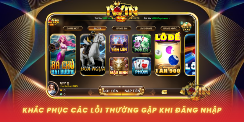 Khac Phuc Cac Loi Thuong Gap Khi Dang Nhap