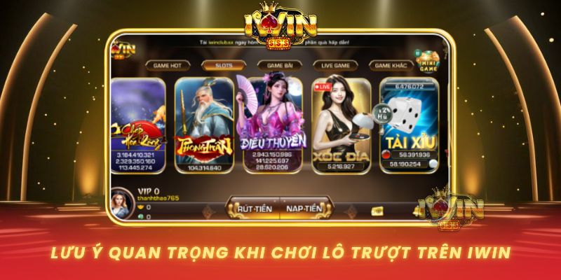 Luu Y Quan Trong Khi Choi Lo Truot Tren Iwin