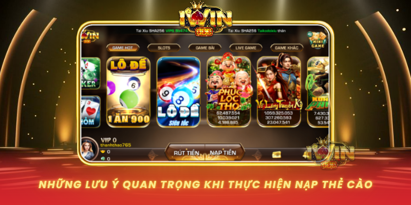 Nhung Luu Y Quan Trong Khi Thuc Hien Nap The Cao