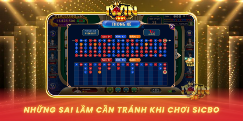 Nhung Sai Lam Can Tranh Khi Choi Sicbo