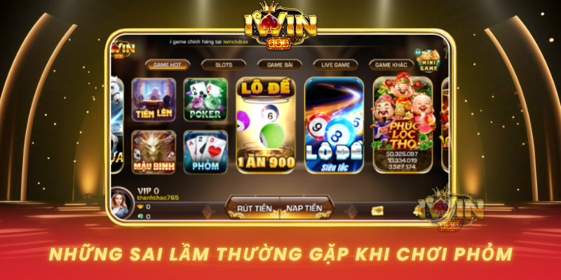 Nhung Sai Lam Thuong Gap Khi Choi Phom