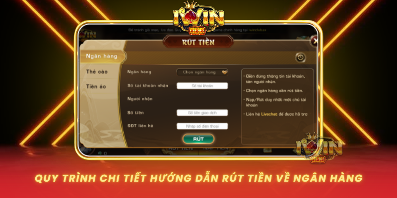 Quy Trinh Chi Tiet Huong Dan Rut Tien Ve Ngan Hang