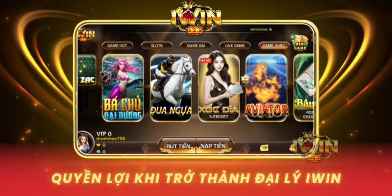 Quyen Loi Khi Tro Thanh Dai Ly Iwin