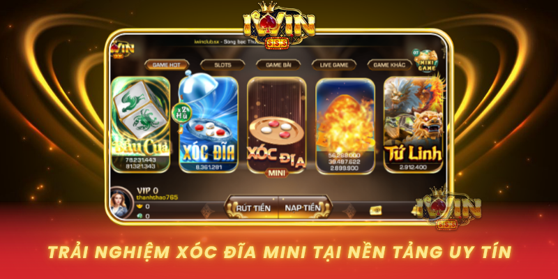 Trai Nghiem Xoc Dia Mini Tai Nen Tang Uy Tin
