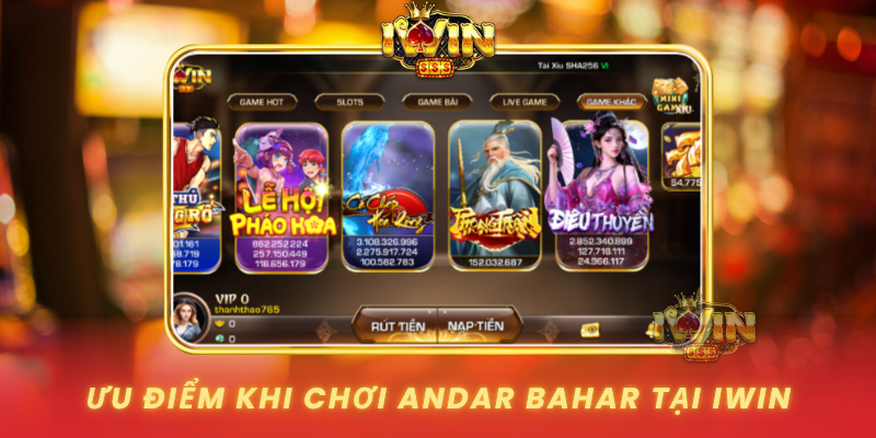 Uu Diem Khi Choi Andar Bahar Tai Iwin